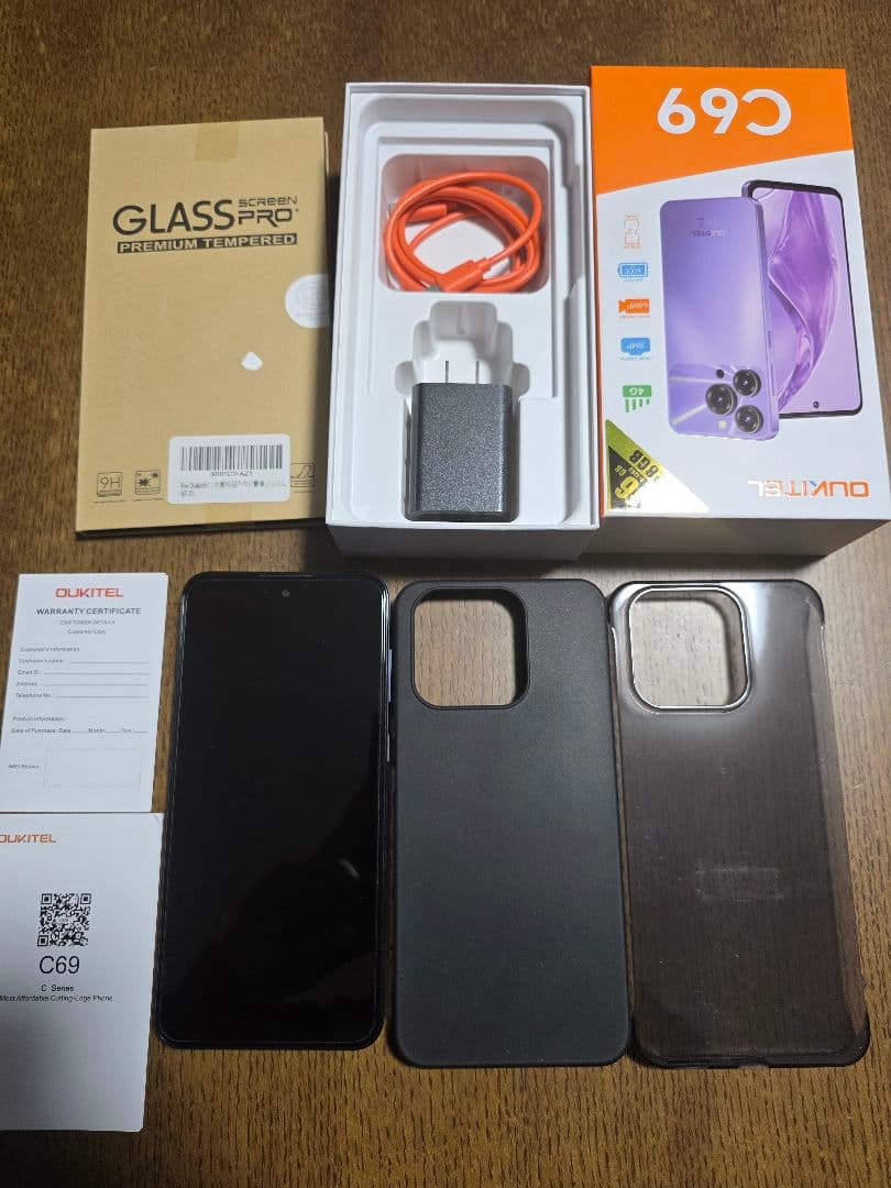 OUKITEL C69 7.2型 120Hz 6000mAh大容量 SIMフリー