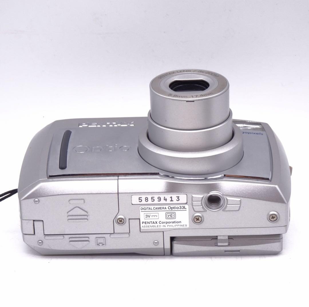 【動作確認済】 PENTAX 33L オールドコンデジ 単三電池駆動