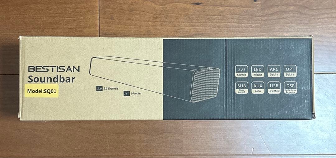 BESTISAN❣️サウンドバー Bluetooth対応 スピーカー テレビ用