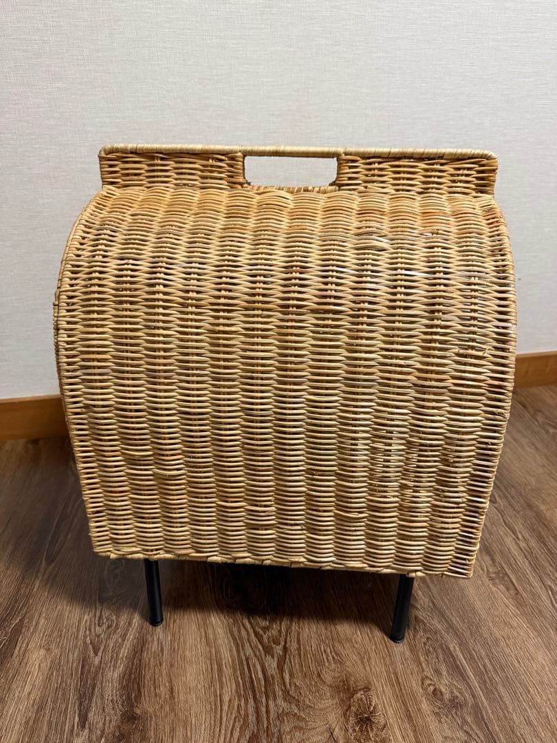 IKEA ウートソッド　ラタン製ドーム型キャットハウス