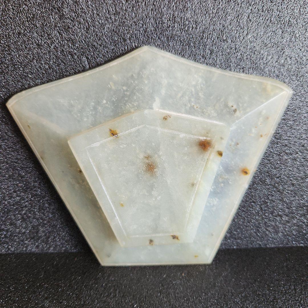 清朝時代白玉で作られた小皿