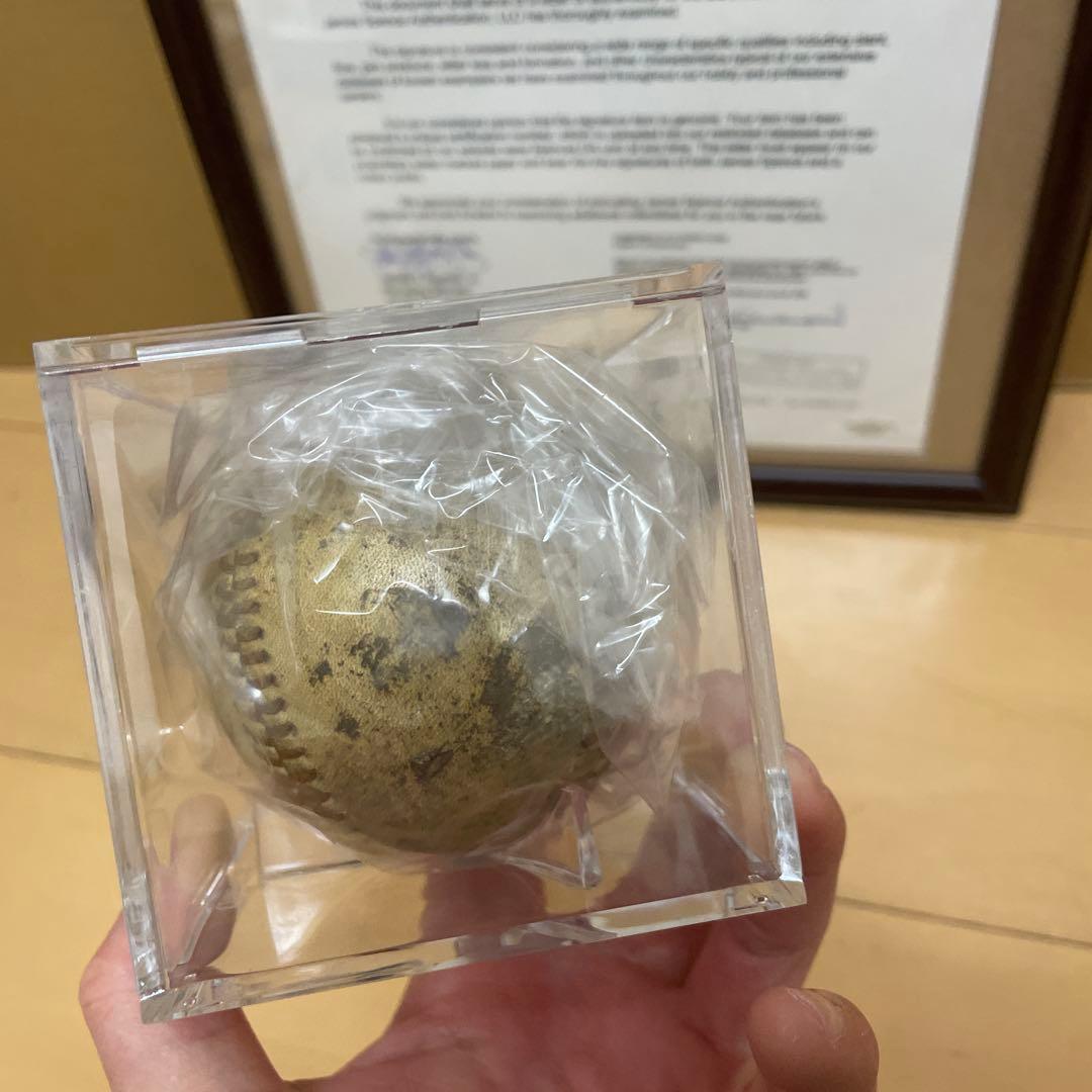 王貞治　直筆サインボール　鑑定書付き　野球　プロ野球