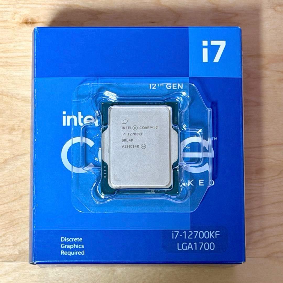 Intel Core i7-12700KF CPU (LGA1700) 定格運用