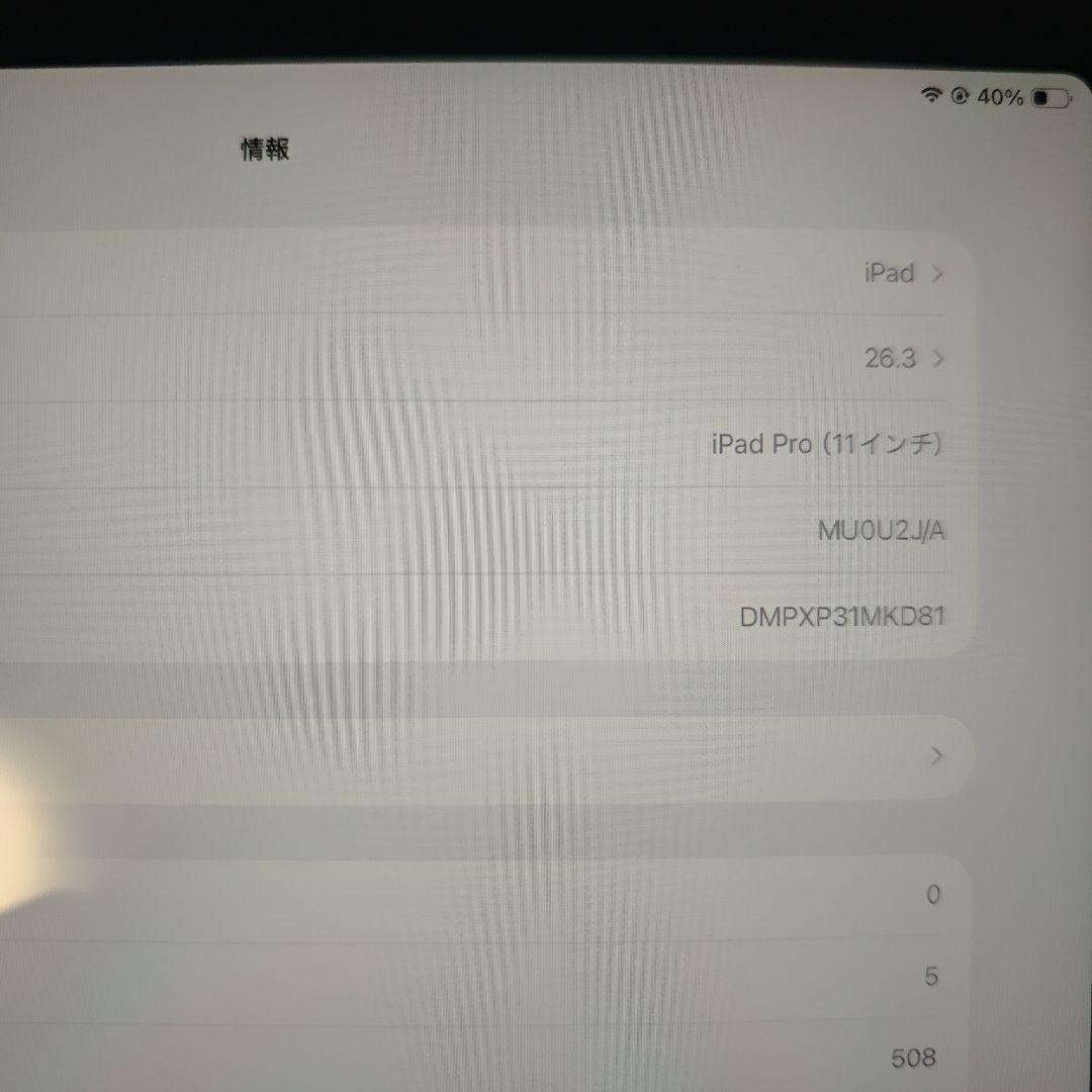 Apple iPad pro 11インチ　第1世代　wifi+cellular