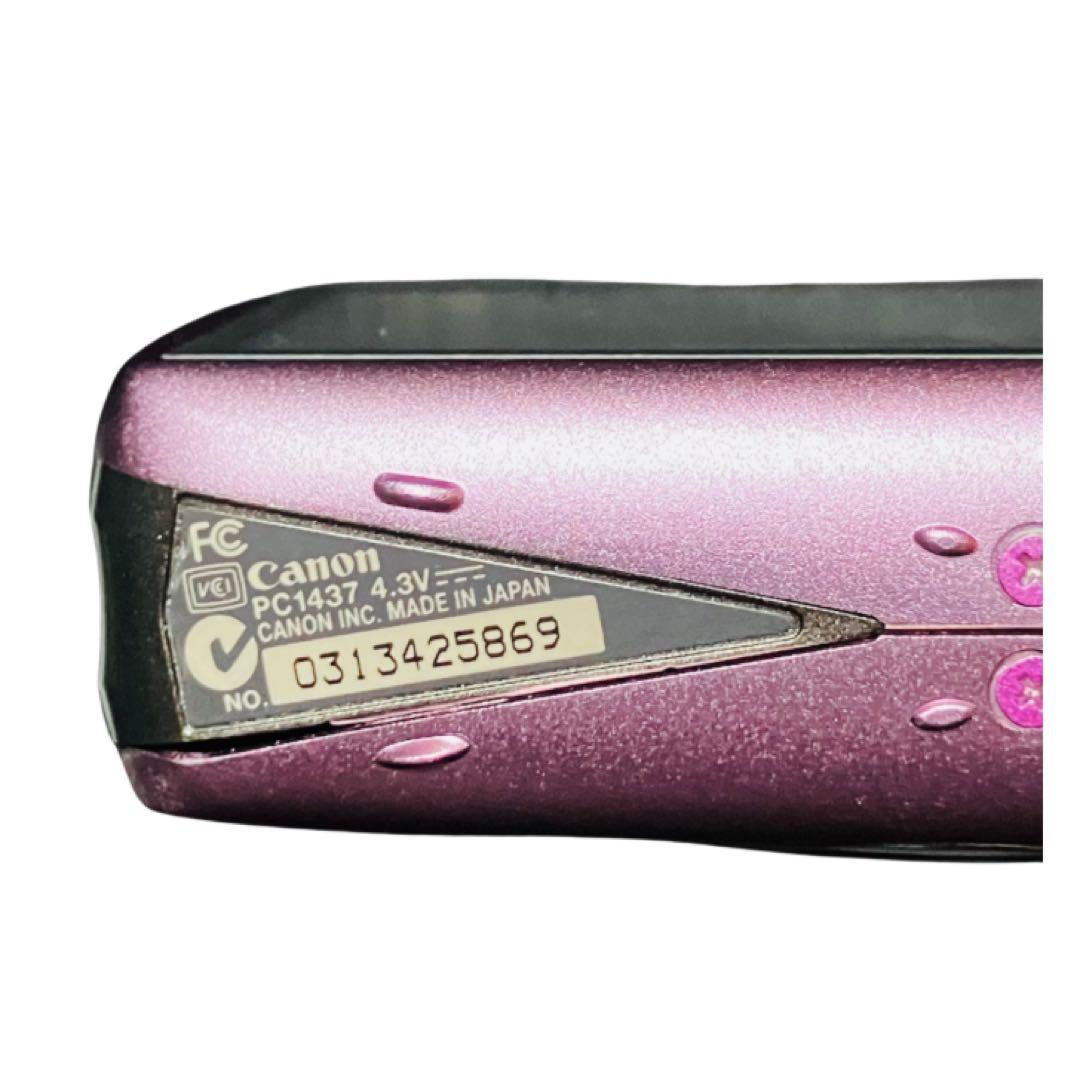 Canon キヤノン IXY 930IS イクシー　パープル 紫 充電器