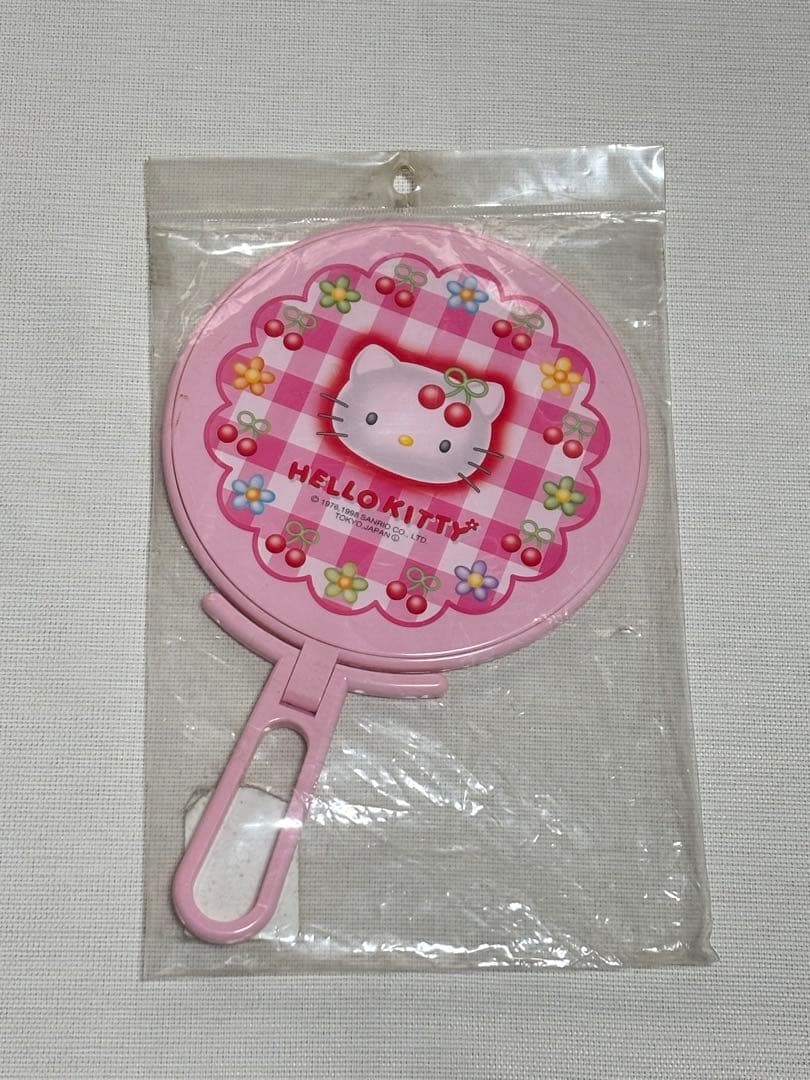 希少✨1998年製 さくらんぼキティ ハンドミラー カオハナ