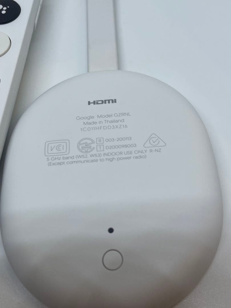 美品 Google Chromecast with TV 4K クロームキャスト