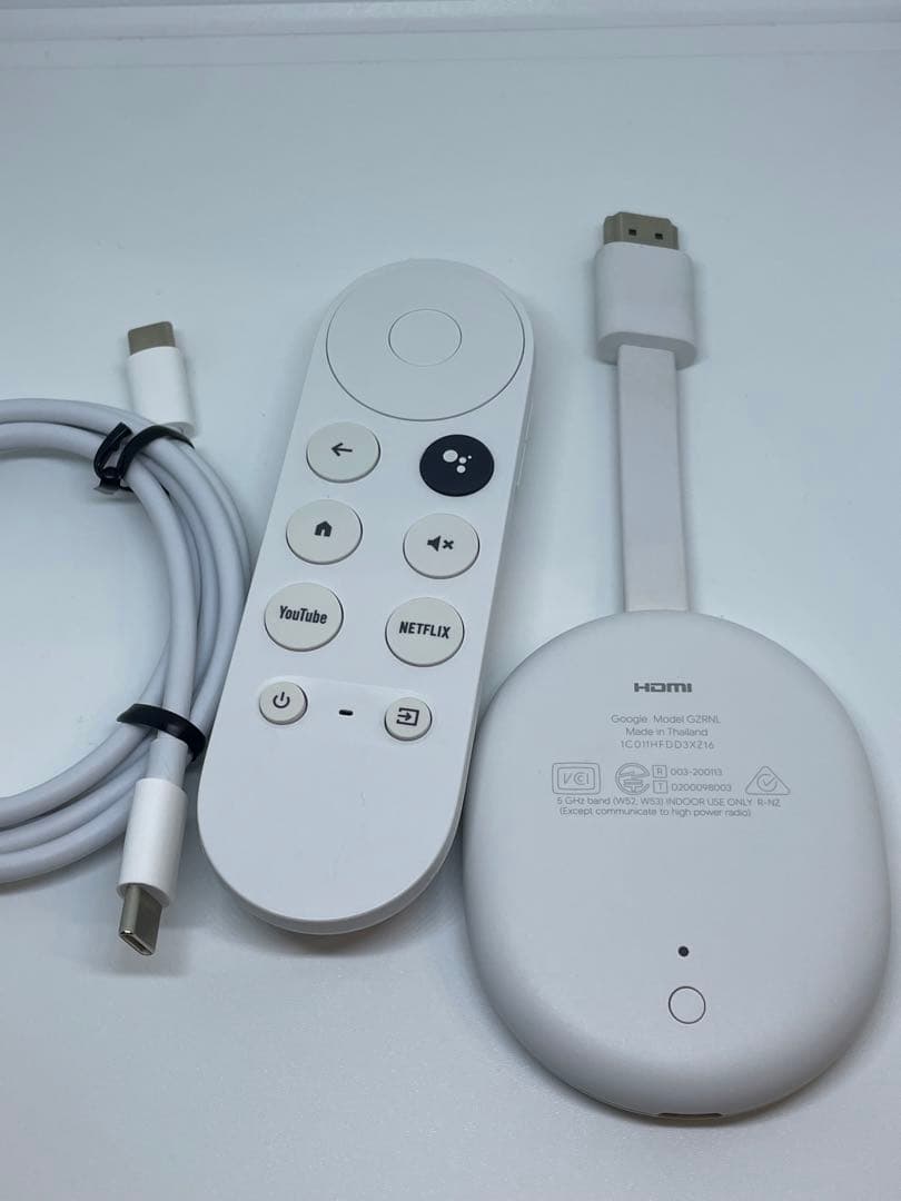 美品 Google Chromecast with TV 4K クロームキャスト