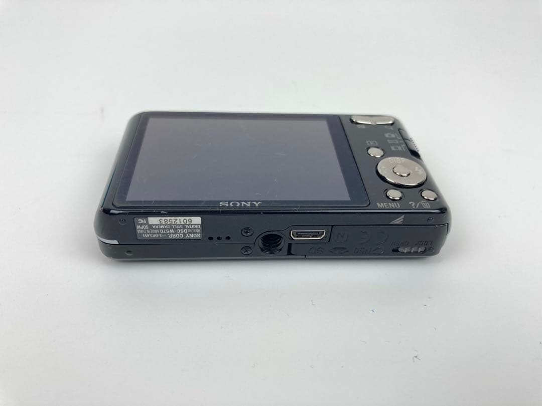 【極美品】SONY Cyber-Shot W570 ブラック コンデジ