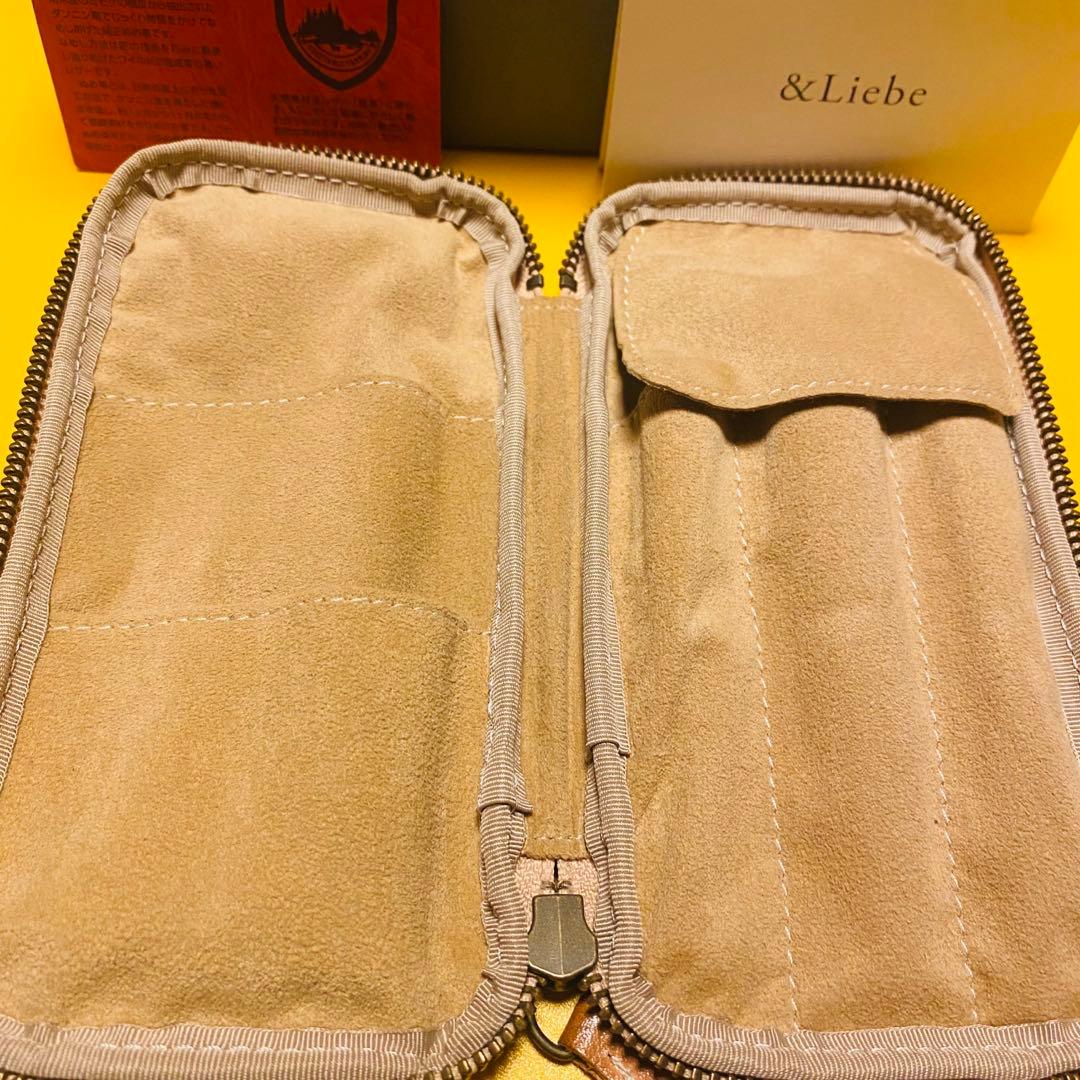アンドリーベ　ペンケース　ナチュラル　&Liebe