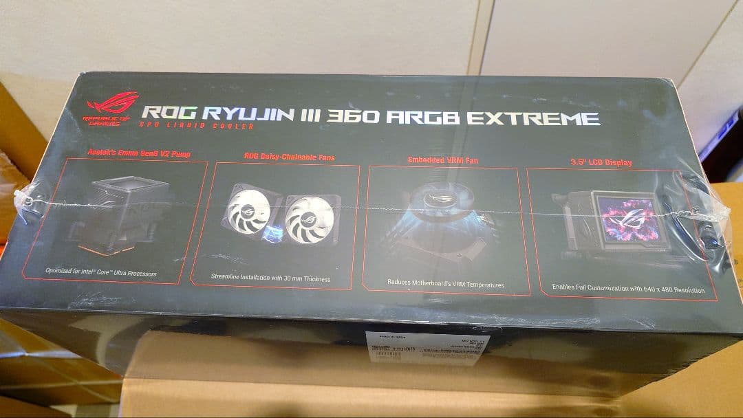 ASUS ROG RYUJIN III 360 ARGB Extreme 黒