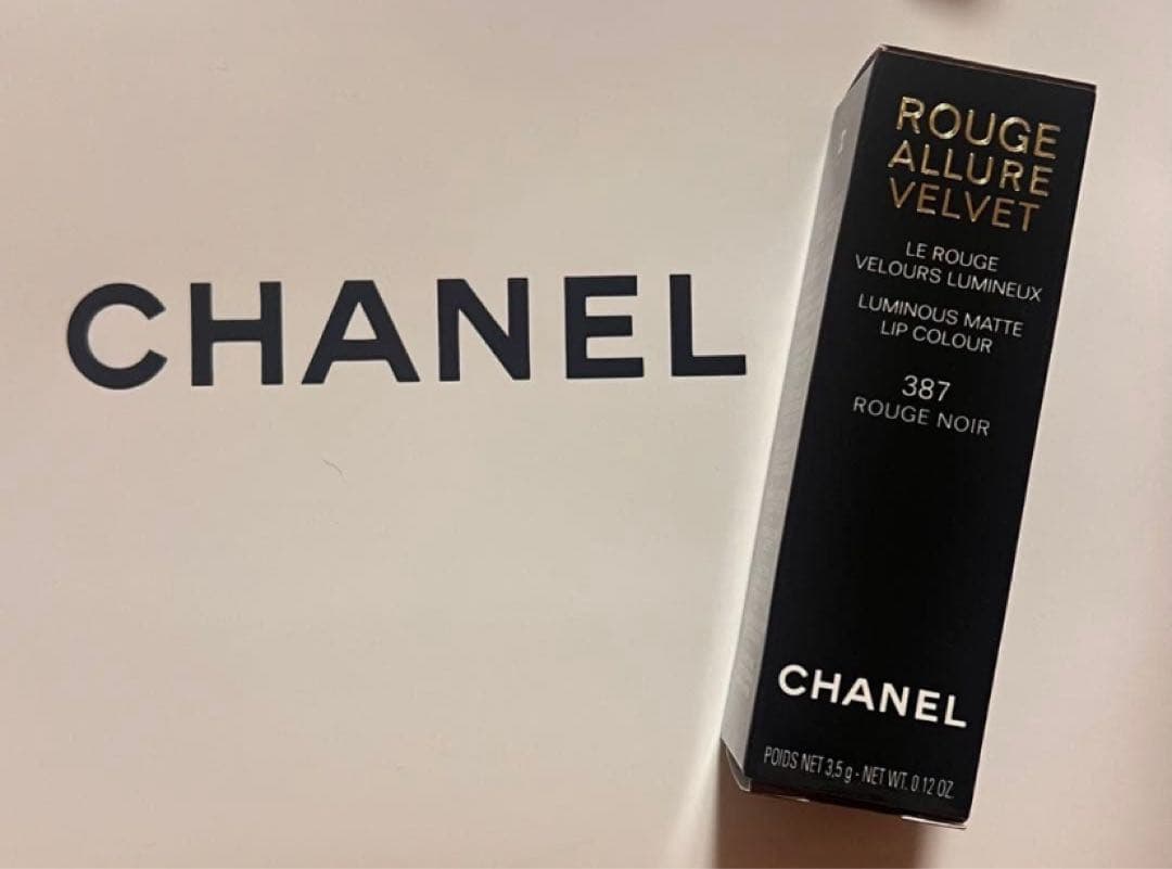 【新品未使用】CHANELルージュアリュールヴェルヴェットリップ　387 限定