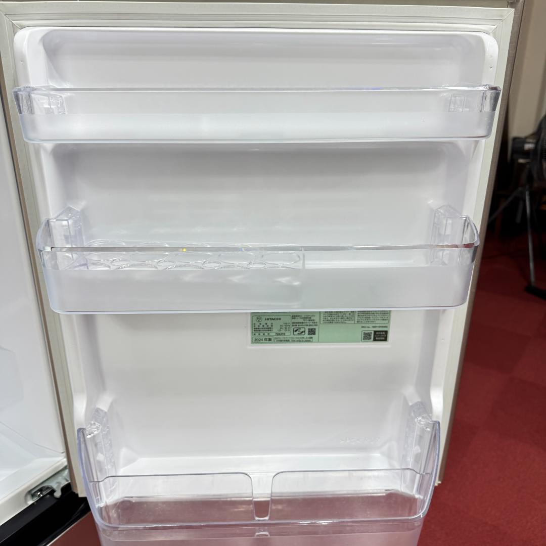 東京23区送料無料　超美品日立3ドア2024年製　265L　洗浄/除菌済み