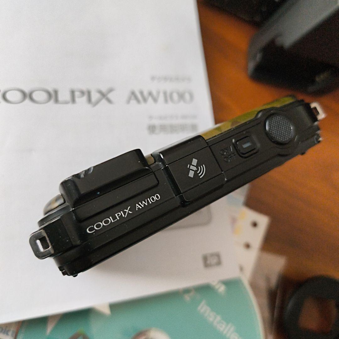Nikon COOLPIX AW100 防水デジタルカメラ 迷彩色