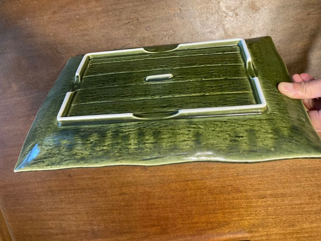 織部長角大皿