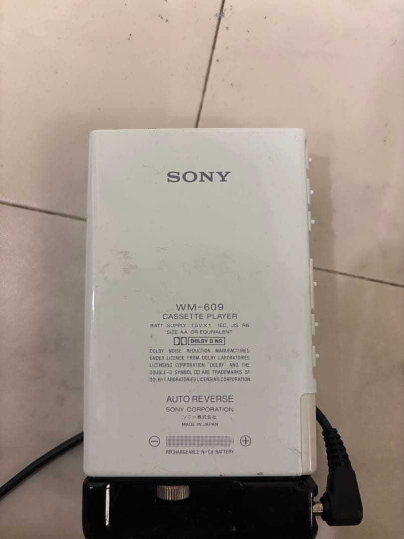 SONY WM-609 カセットテーププレーヤー