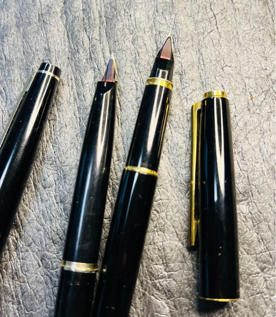 PILOTパイロット 14k 585ブラック 2本セット