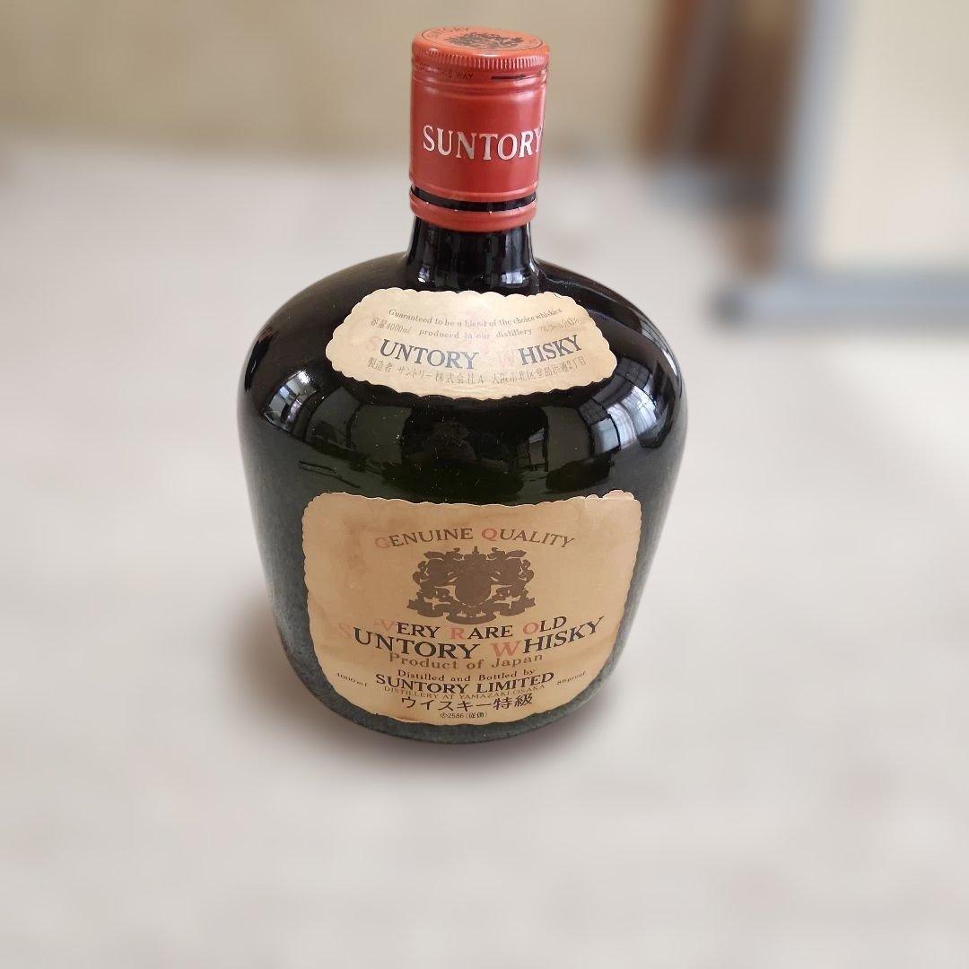 空き瓶　Suntory Very Rare Old Untory Whisky