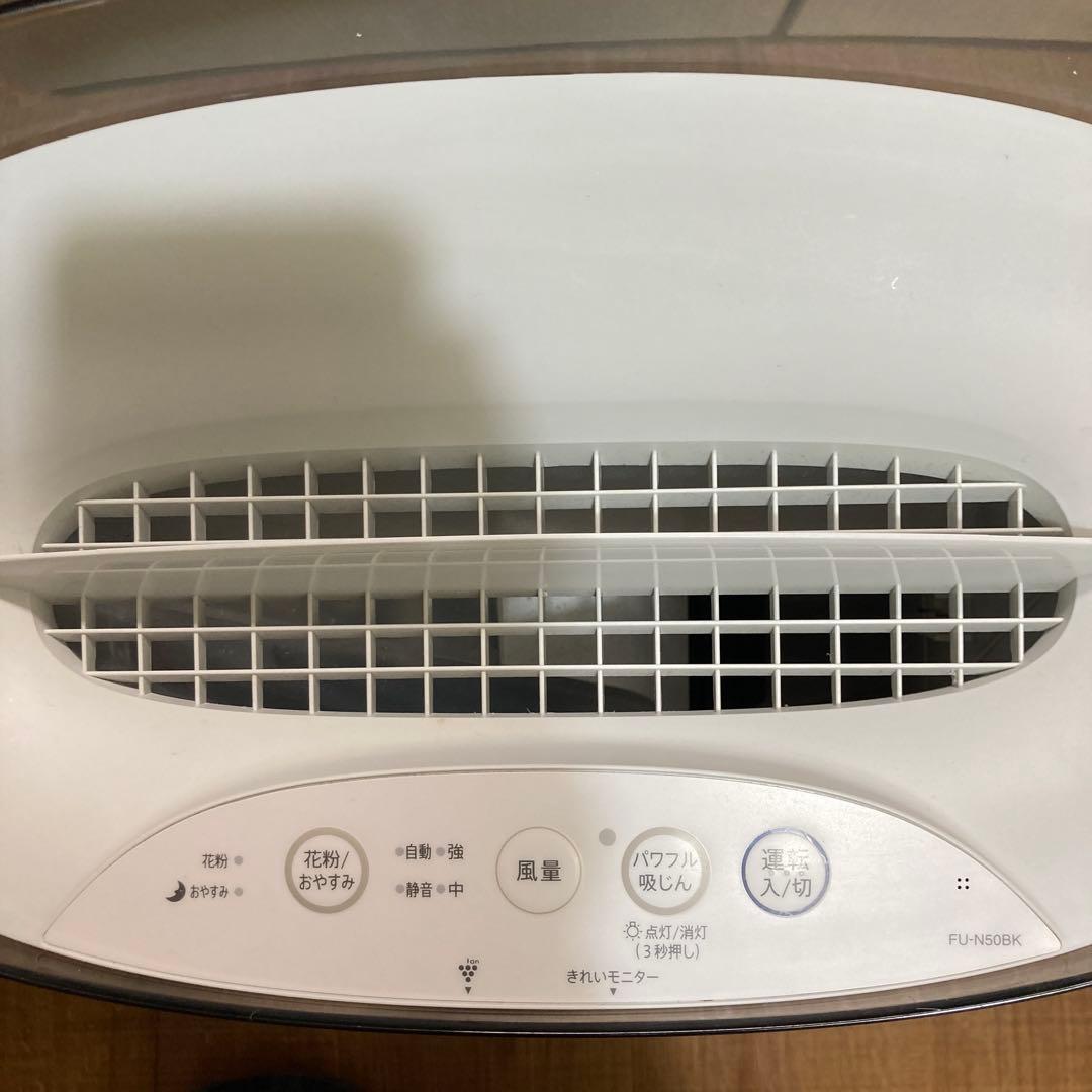 SHARP 空気清浄機 プラズマクラスター FU-N50BK-W 2022年製