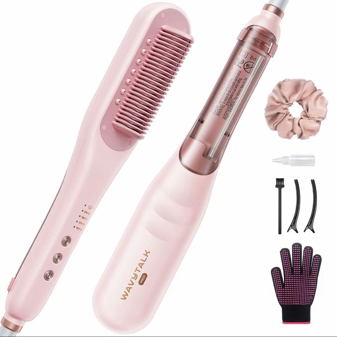 WAVy TALK スチームヘアアイロンブラシ