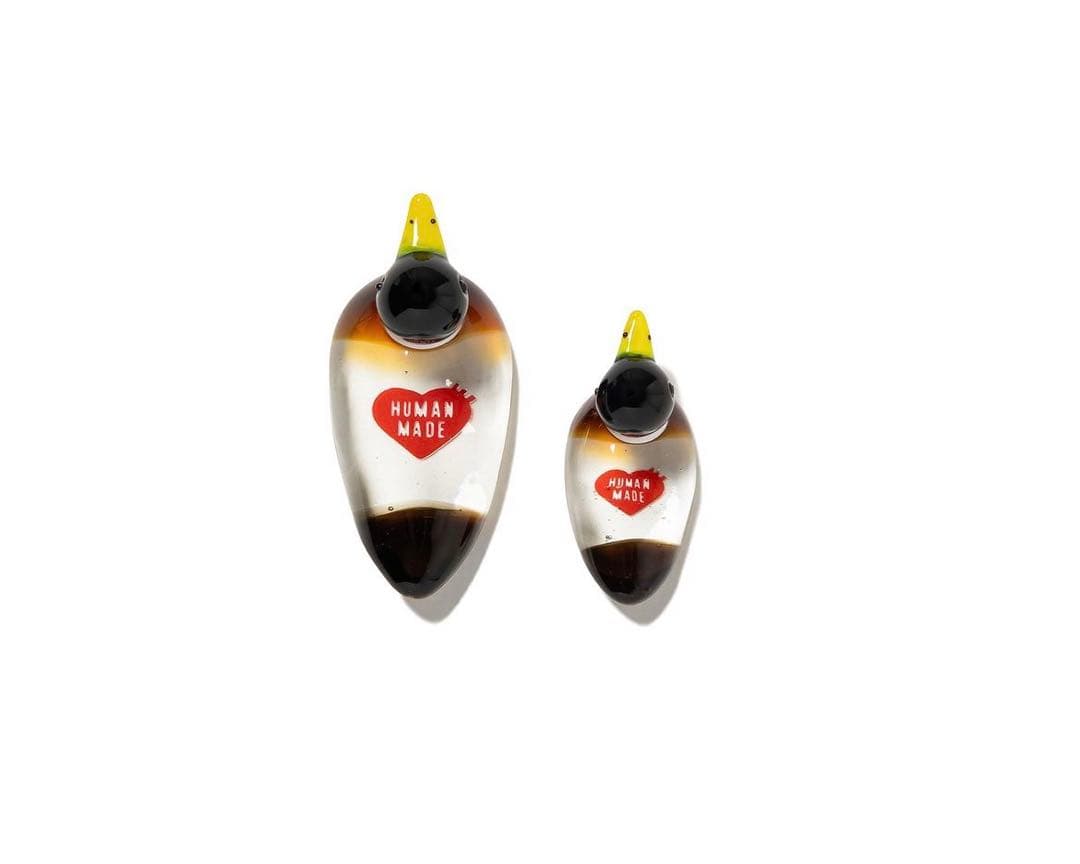 その他 HUMAN MADE Duck Pair Glass Figurine