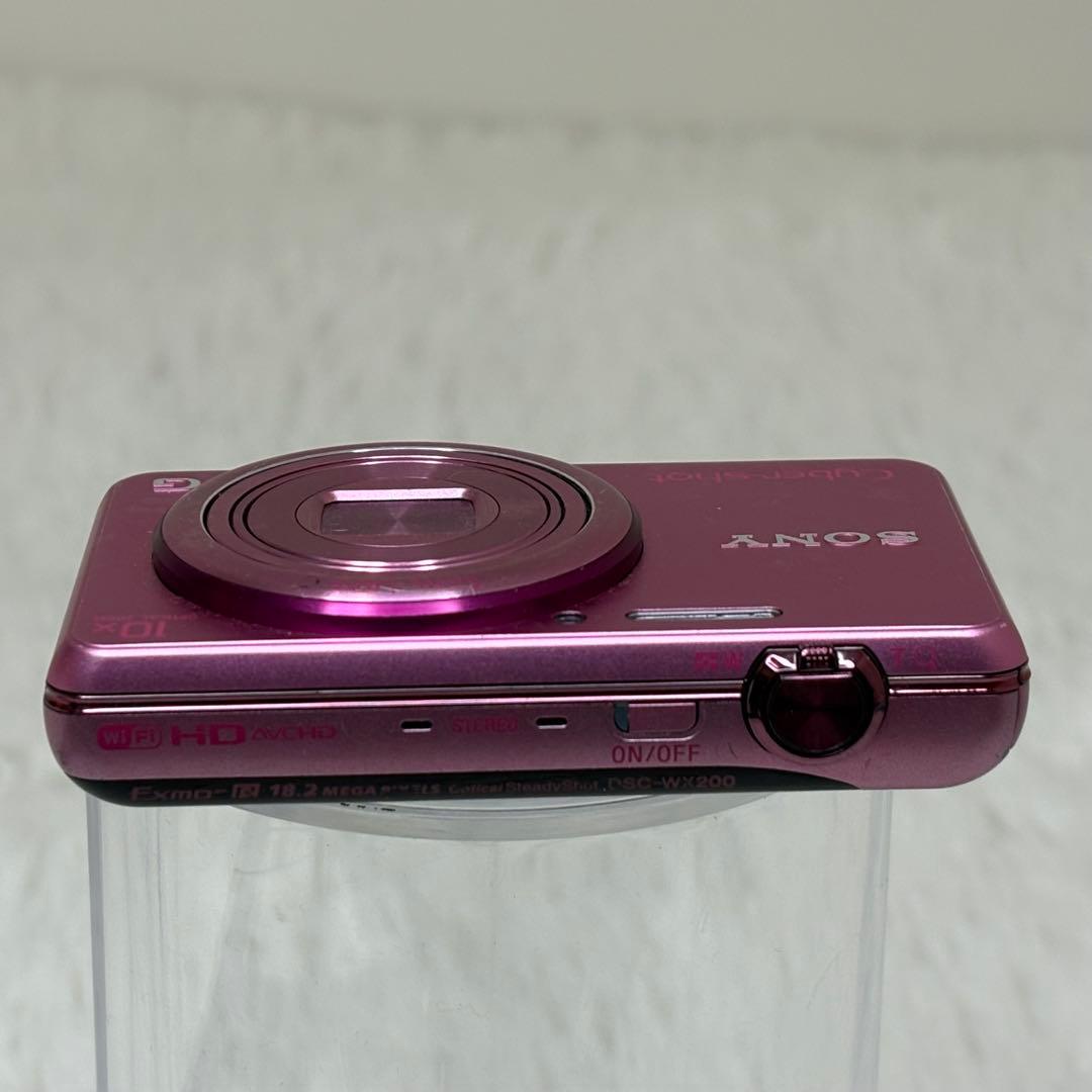 SONY cyberShot DSC-WX200 ピンク　コンデジ　動作品