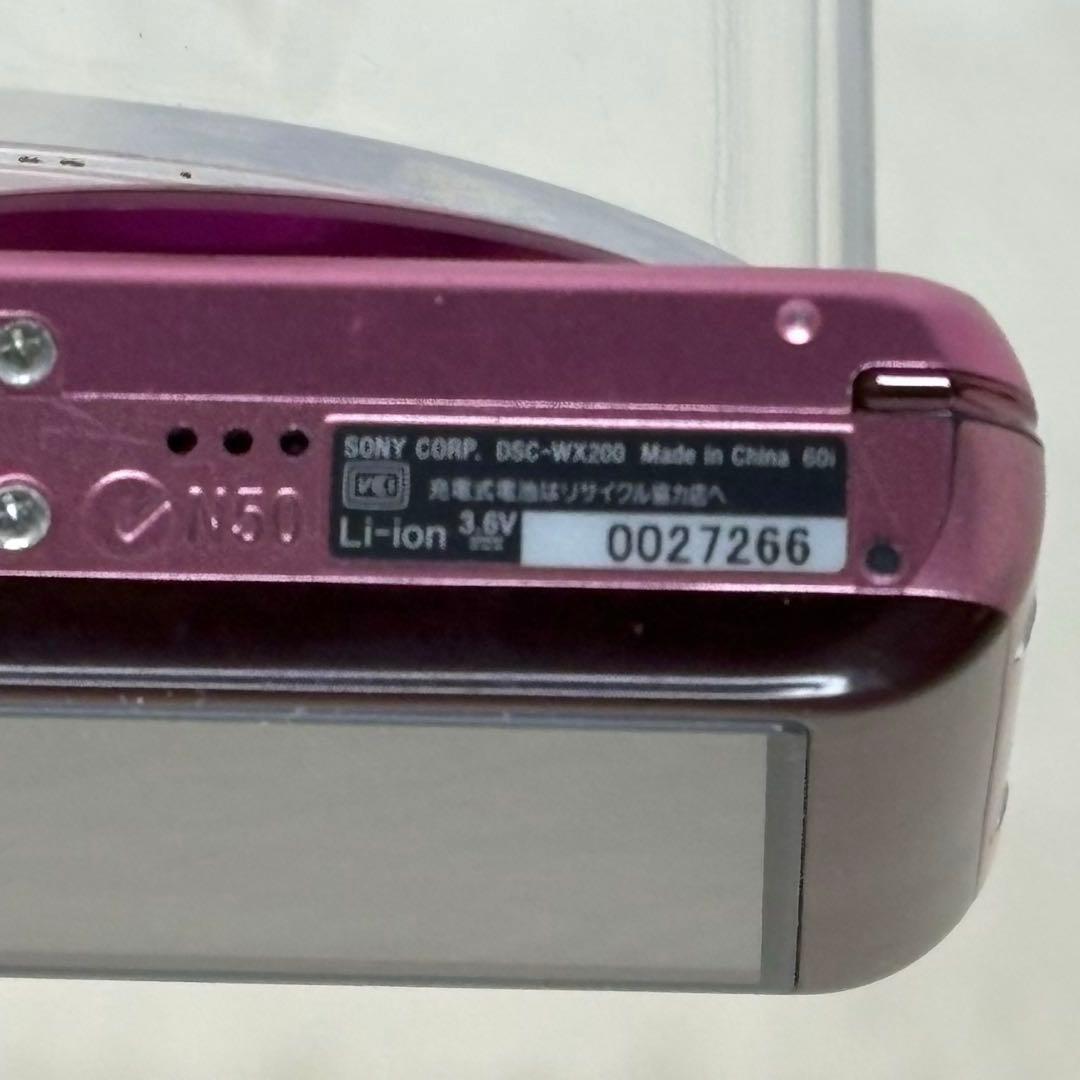 SONY cyberShot DSC-WX200 ピンク　コンデジ　動作品