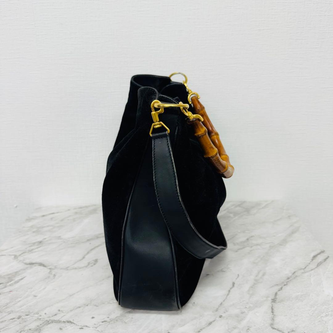 ✨GUCCI✨グッチ✨バンブー✨2WAY✨スエード✨ヴィンテージ✨トートバッグ✨