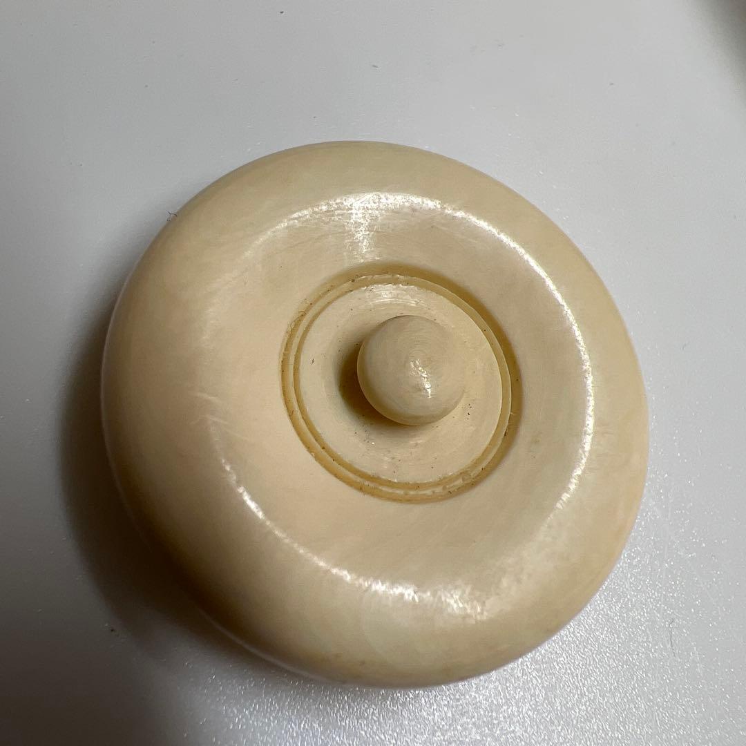 ☆茶3 備前焼　矢部篤郎作　茶入　共箱　高さ約9㎝　東K8-0304