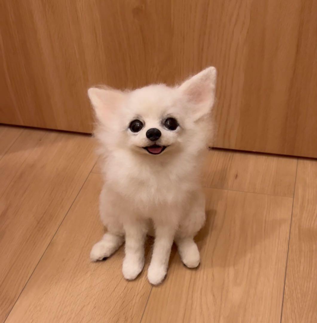 羊毛フェルト　チワワちゃん