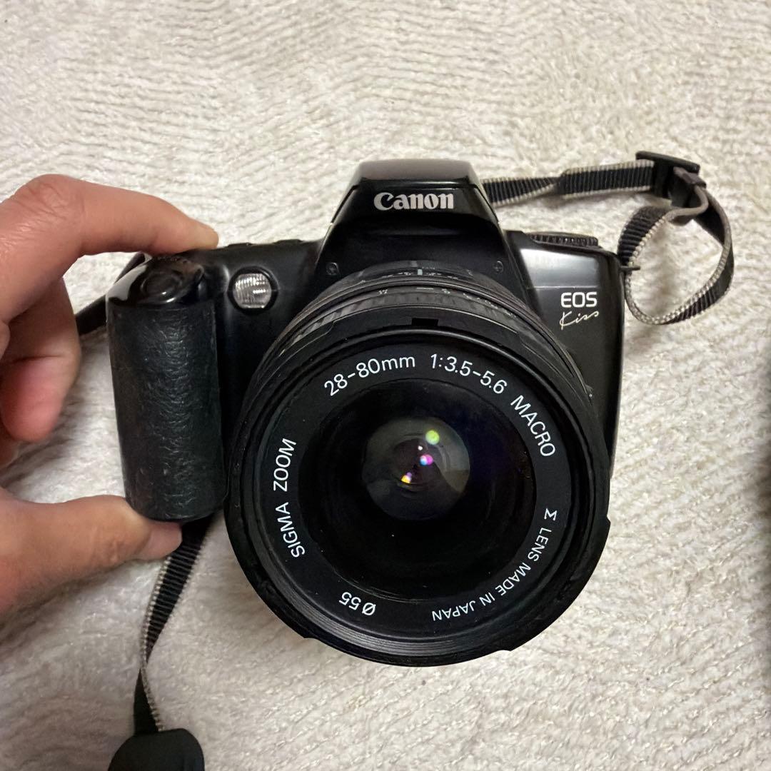 【ジャンク】Canon EOS Kiss レンズ2本 フィルムカメラ ジャンク