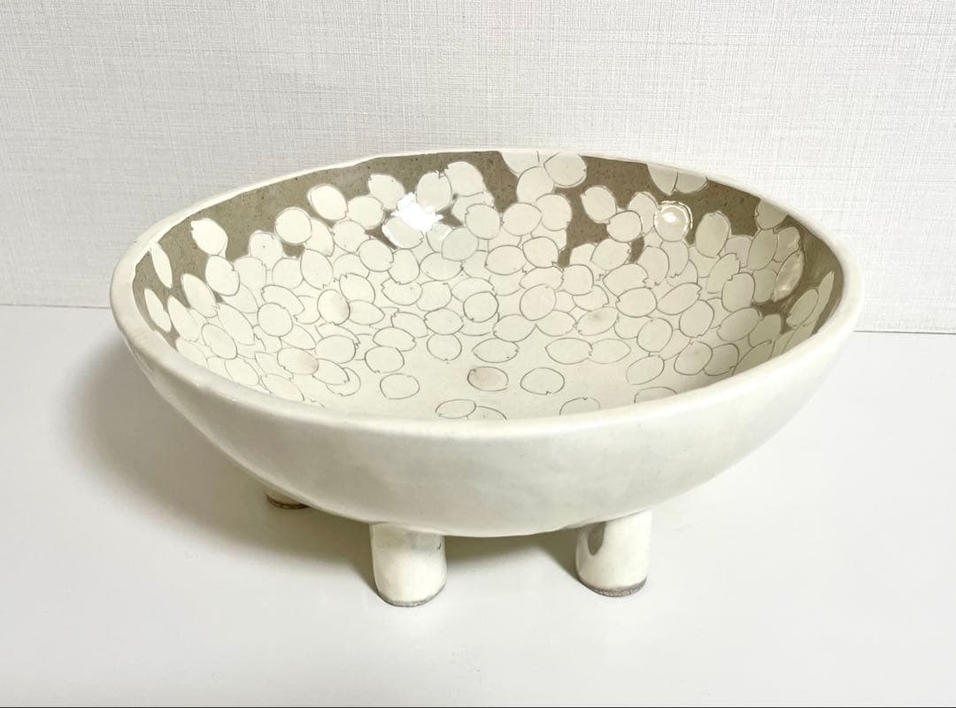 美品！桜の花びら大鉢
