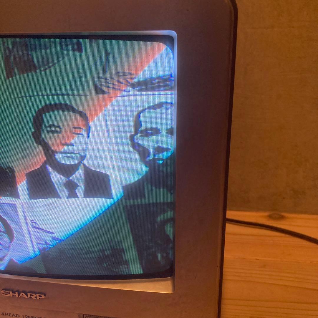 SHARP 4HEAD 19MICRON VHS テレビデオ　VT-14GH7