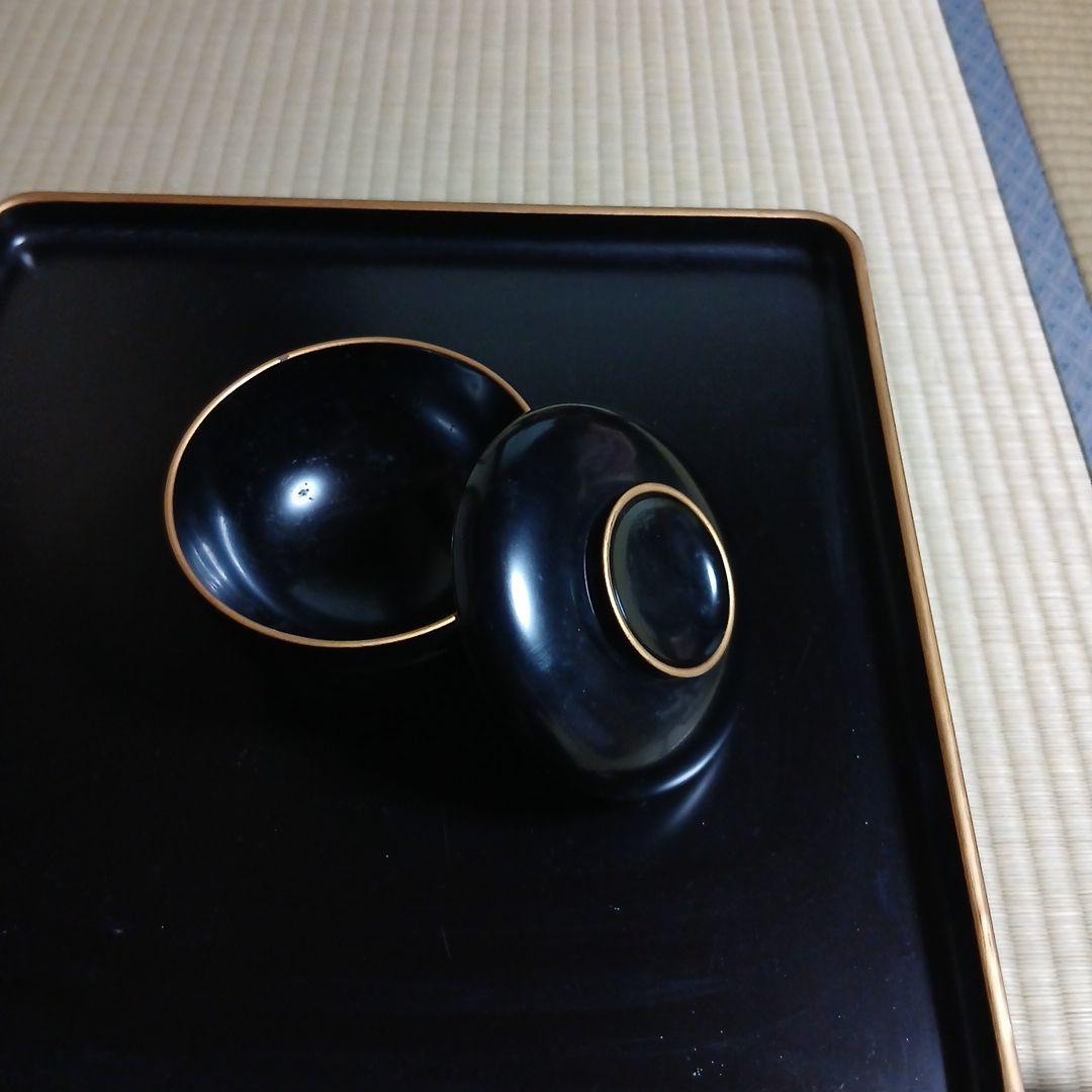 輪島塗御椀付き会席膳5客
