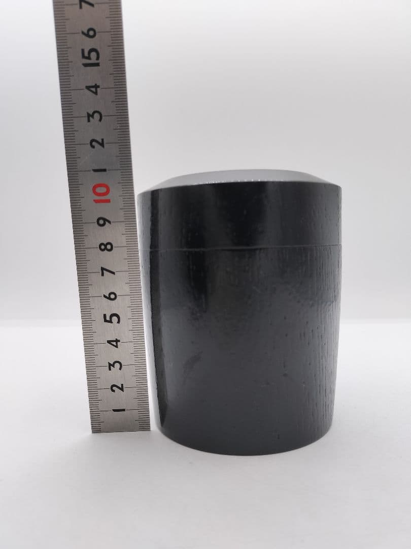 c760 詰棗 一双 木製掻合　挽家 詰茶入　茶道具 古物
