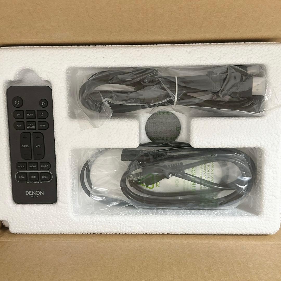 極美品 デノン DHT-S216K サウンドバー 1度のみ使用　DENON 黒
