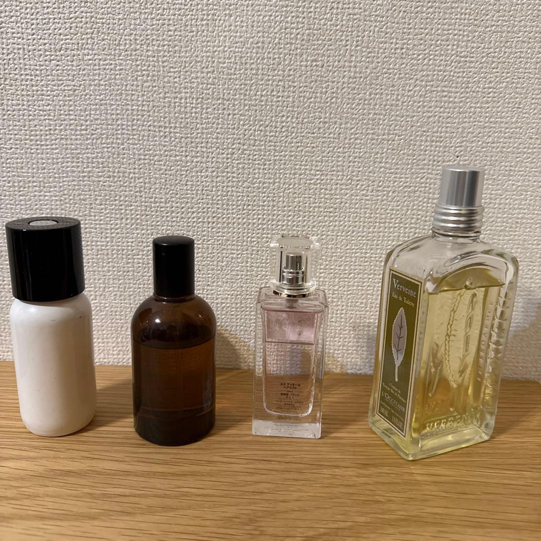 香水 ヘアミストセット（Aesop, Miss Dior, ロクシタン等）
