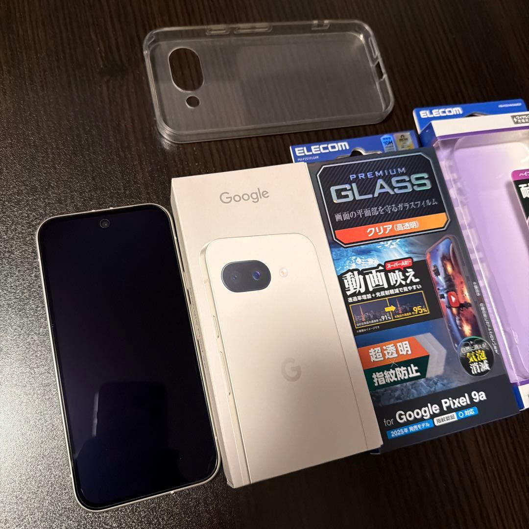 Google Pixel 9a 128GB 本体 ケース フィルム付属