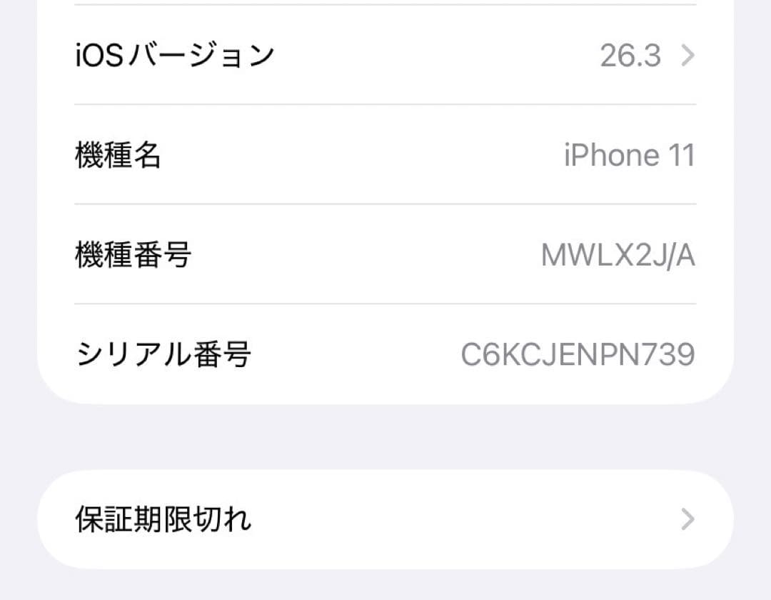 Apple iPhone 11 パープル　SIMフリー