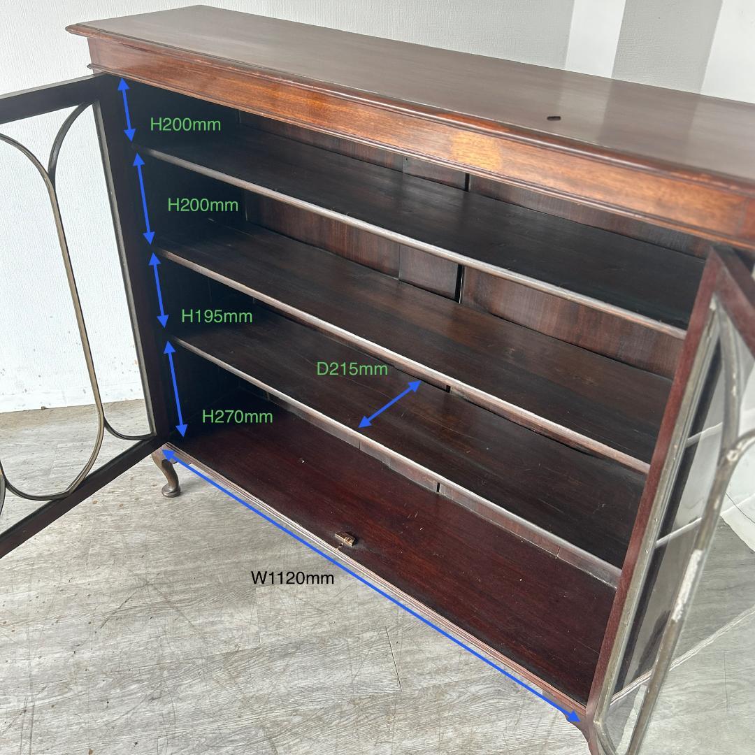 イギリス アンティーク家具 ブックケース キャビネット 1930年頃 970A