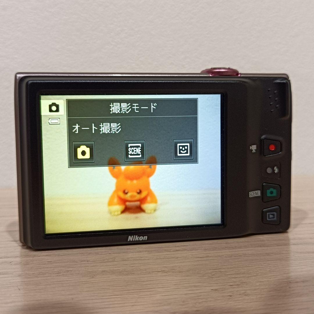美品 付属品多数 Nikon COOLPIX S6100 デジカメ ピンク