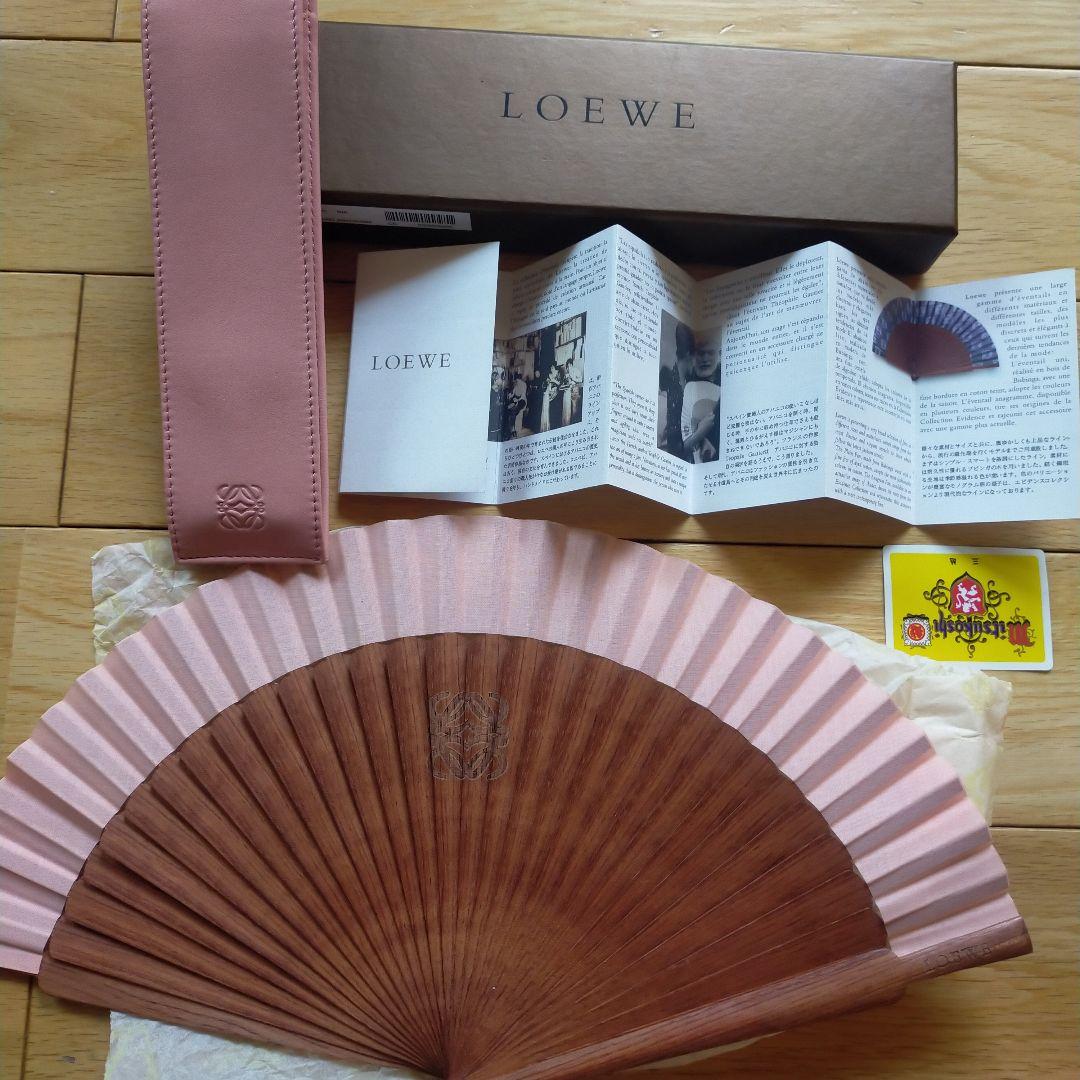 ♥️最終お値下げ!❤️希少❤️LOEWE 扇子 ピンク