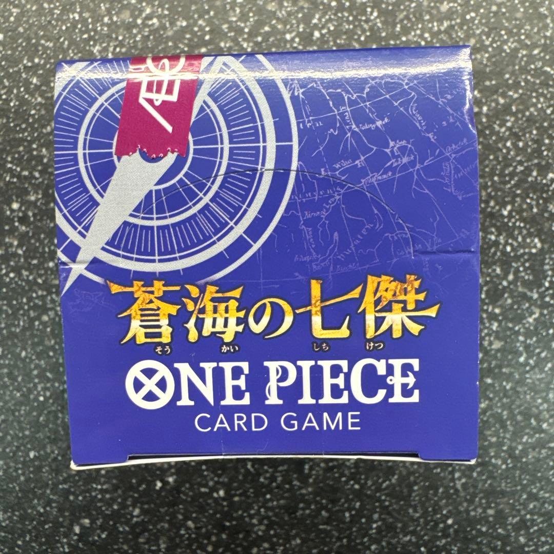 テープ付き　ワンピースカード 蒼海の七傑1BOX ONE PIECE