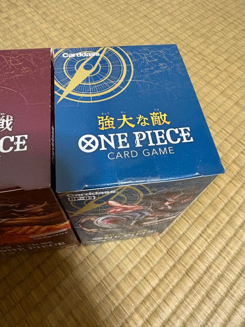 ONE PIECEカード　未開封BOX テープ付き　まとめ売り