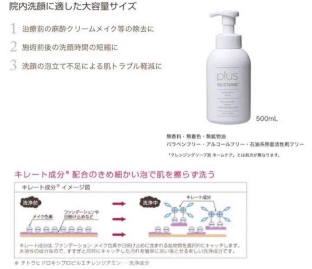 新品・未使用　プラスリトリア　クレンジング洗顔フォーム