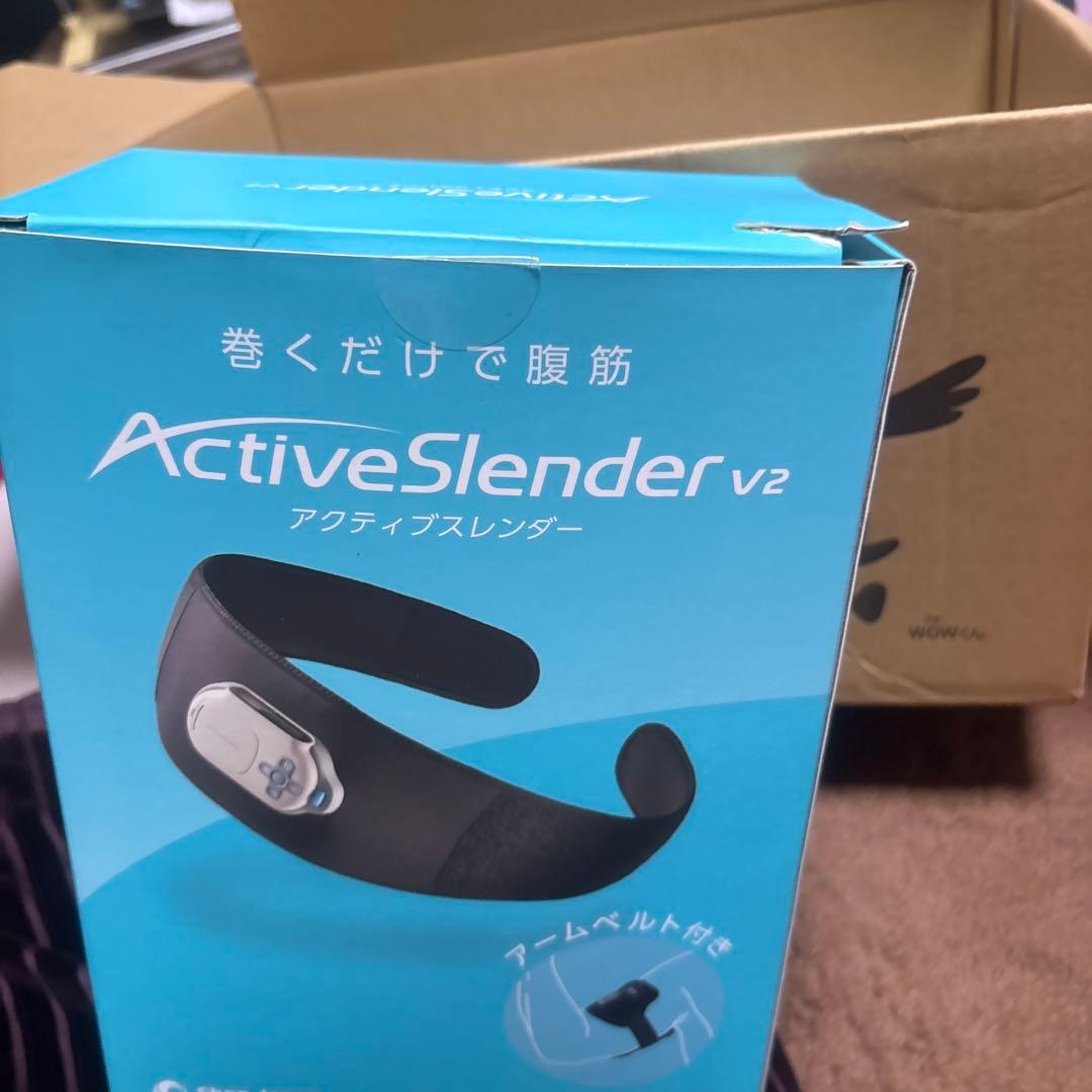 アクティブスレンダー　お腹と腕の新品パット付き
