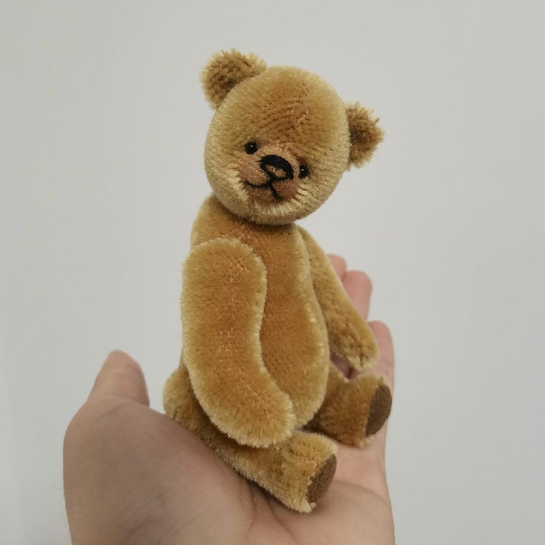 ヴィンテージライクテディベア ミニチュア くま 海外作家様 ハンドメイド