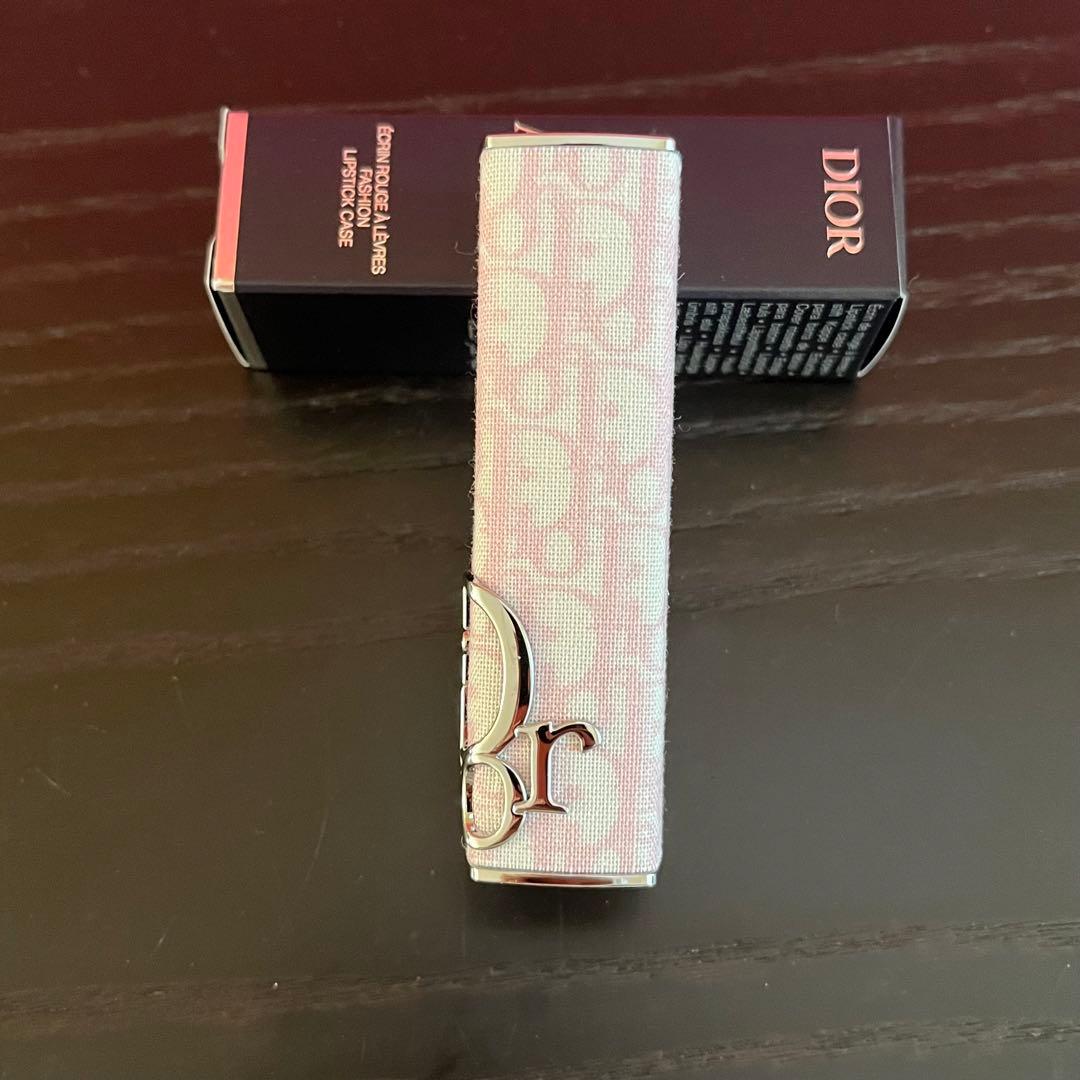 ディオール　dior アディクトリップスティックケース　ピンクオブリーク　限定