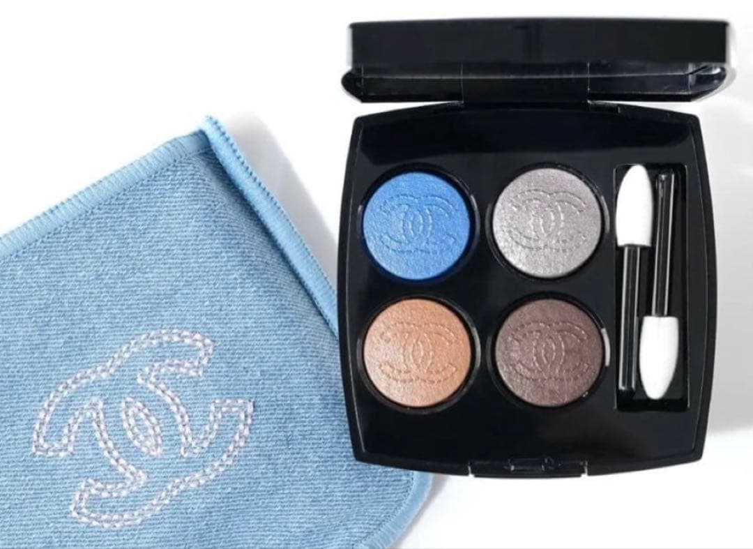 CHANEL 限定デニムラクレーム・レキャトルココジーン・ノベルティミラー付き