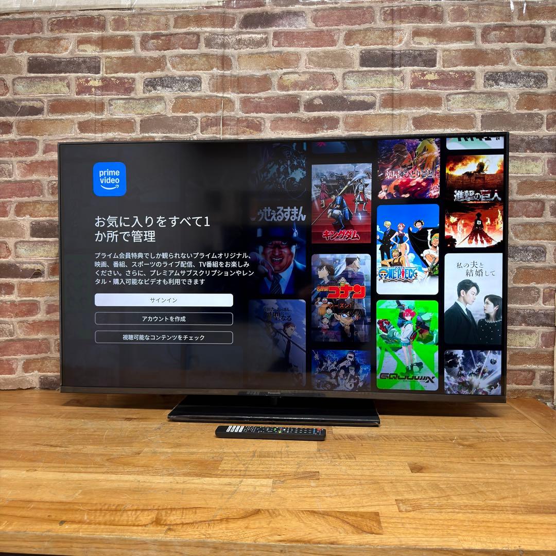 Panasonic 50V型 4K 液晶テレビ VIERA TH-50MX900